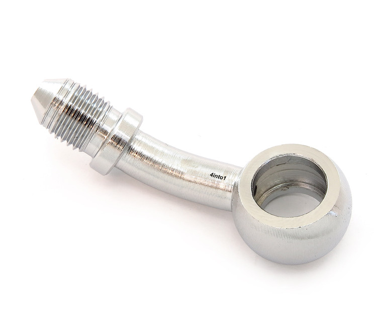 Banjo Brake Line Fitting Chrome 35 Degree