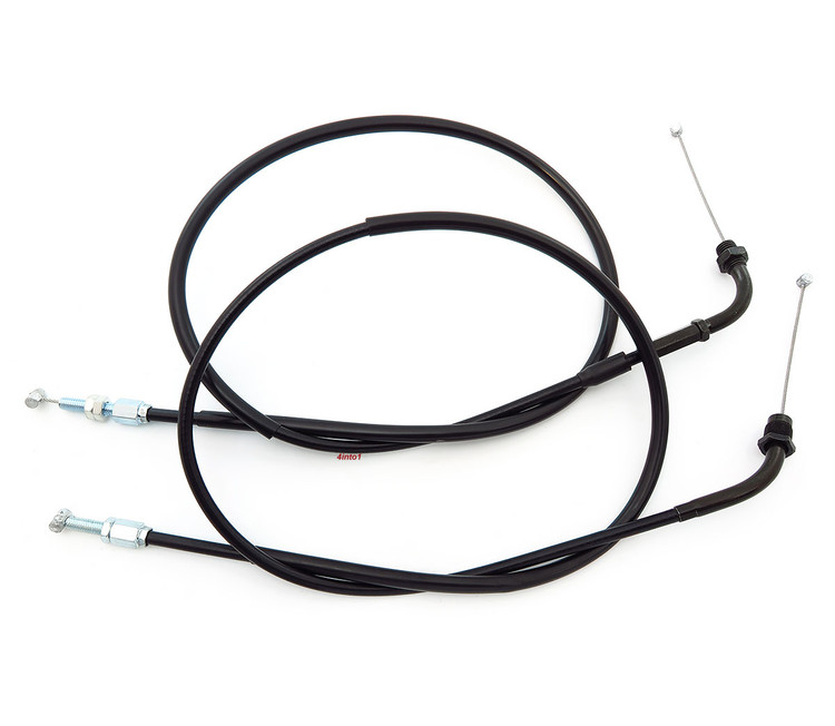 Short Throttle Cable Set - Honda CB550K CB750 - 1977-1978