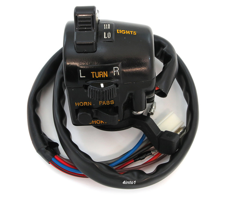 Lights / Turn Signal / Choke / Horn - Handlebar Left Side Switch