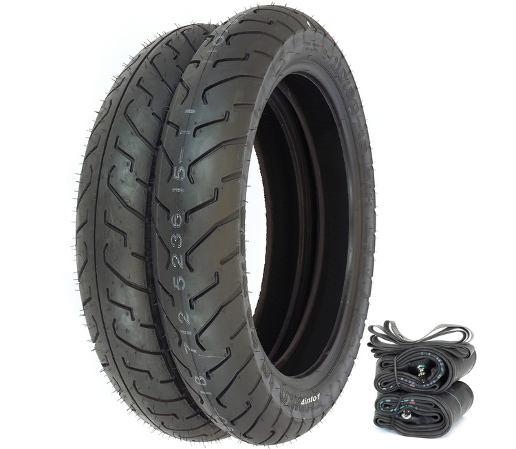 Shinko 712 Tire Set - Honda CB750A 76 - CB750K 77-78