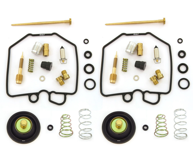 Deluxe Carburetor Rebuild Kit w/ Air Cut Off Valves Honda CX500