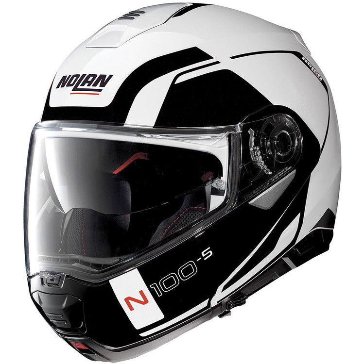 Nolan N100 -5 Plus Modular Motorcycle Helmet Distinctive Metal