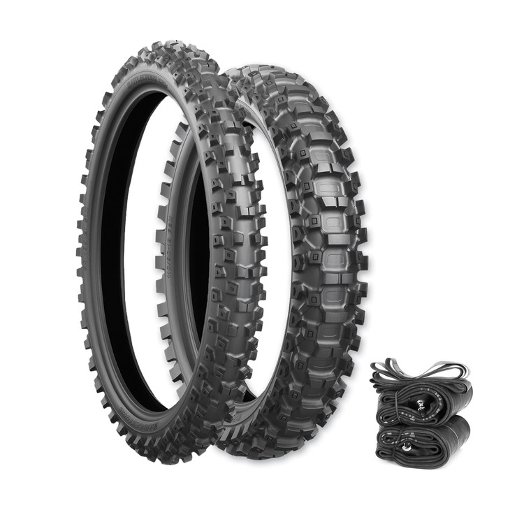 Bridgestone Battlecross X20 Soft-to-Intermediate Tire Set - CR125R 