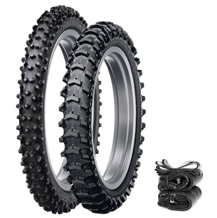 Dunlop Geomax MX12 Sand/Mud Tire Set - CR125R CRF250R