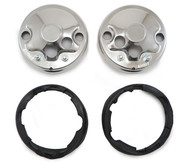 Speedometer & Tachometer Plate Set w/ Rubbers - Honda CB550/650/750/900 CX500 GL500/650/1100