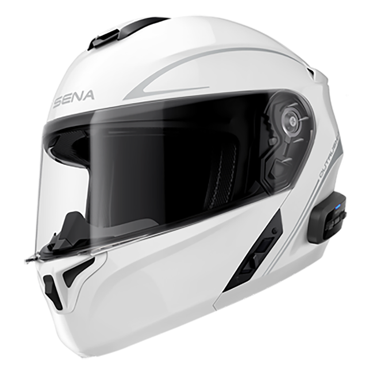 Sena Outrush R Modular Smart Bluetooth Helmet - Glossy White