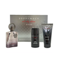 Set Afnan 3PC Supremacy Not Only Intense 3.4 Extrait De Parfum+5.0 SG+2.6 DEO Stick (M) Hard Box