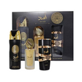 SET LATTAFA 3PC ASAD 3.4 EDP+6.7 DEO+1.7 HAIR MIST (U) SOFT DISPLAY BOX