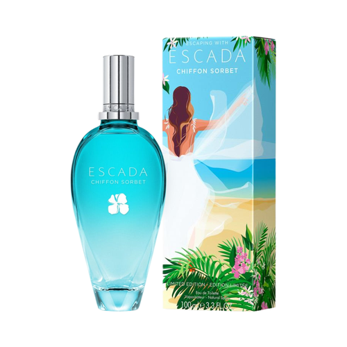 ESCADA ESCAPING WITH ESCADA CHIFFON SORBET 3.3 EDT (W) LIMITED EDITION