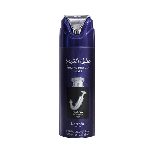LATTAFA ISHQ AL SHUYUKH SILVER 6.67 DEO SPRAY (U)
