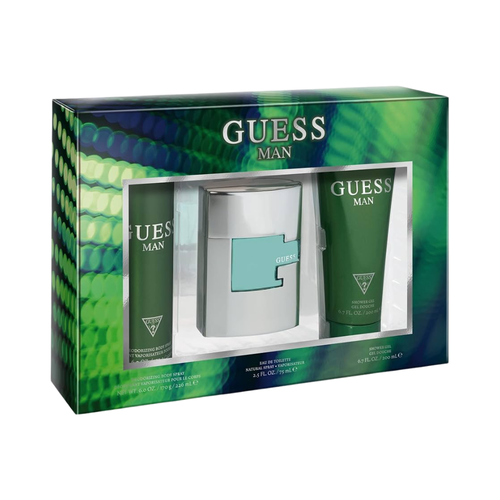 SET GUESS 3PC GUESS MAN 2.5 EDT+6.7 SG+6.0 BODY SPY (M) SOFT WINDOW BOX