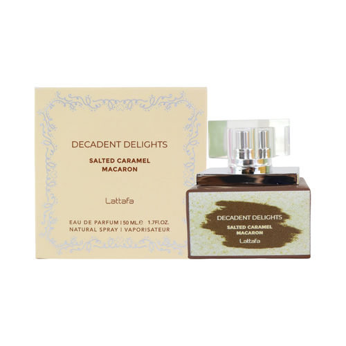 LATTAFA DECADENT DELIGHTS SALTED CARAMEL MACARON 1.7 EDP (W)