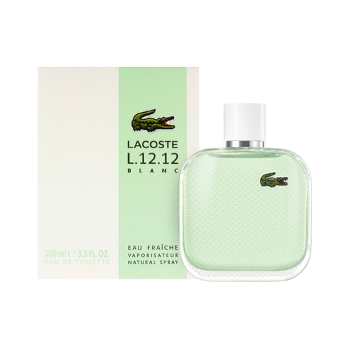 LACOSTE EAU DE LACOSTE L.12.12 BLANC EAU FRAICHE 3.3 EDT (M)