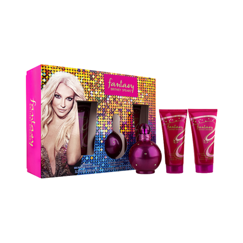 SET BS BRITNEY SPEARS 3PC FANTASY 3.3 EDP+3.3 BL+3.3 SG (W) HARD BOX