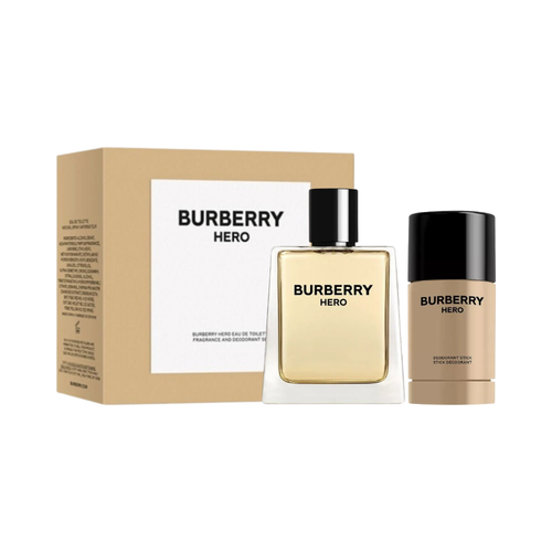 SET BURBERRY 2PC HERO 3.3 EDT+2.4 DEO (M) SOFT BOX