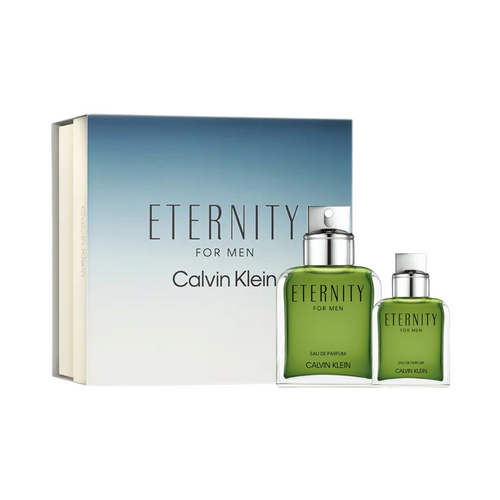 SET CK CALVIN KLEIN 2PC ETERNITY FOR MEN 3.3 EDP+1.0 EDP (M) HARD BOX