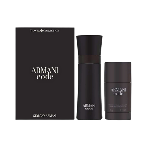 SET GA GIORGIO ARMANI 2PC ARMANI CODE POUR HOMME 4.2 EDT+2.5 DEO (M) SOFT BOX TRAVEL COLLECTION