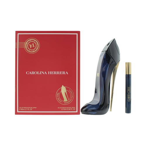 SET CAROLINA HERRERA 2PC GOOD GIRL 2.7 EDP+0.34 EDP SPRAY (W)