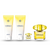 SET VERSACE 4PC YELLOW DIAMOND 3.0 EDT+3.4 SG+3.4 BL+0.17 EDT MINI (W) HARD BOX