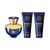 SET VERSACE 4PC DYLAN BLUE POUR FEMME 3.4 EDP+3.3 SG+3.4 BL+MAKEUP CASE (W) HAR