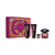 SET VERSACE 4PC CRYSTAL NOIR 3.0 EDT+3.4 BL+3.4 SG+0.5 EDT (W) HARD BOX