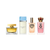 SET D&G DOLCE & GABBANA 4PC 0.17 LADIES MINI COLLECTION LIGHT BLUE EDT+THE ONE EDP+Q EDP+DEVOTION EDP (W) COFFRET