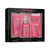 SET EH ED HARDY 4PC POUR FEMME 3.4 FRAGRANCE MIST+1.7 BL+1.7 BW+STEAMER CUBE (W) SOFT WINDOW BOX