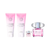 SET VERSACE 4PC BRIGHT CRYSTAL POUR FEMME 3.0 EDT+3.4 BL+3.4 SG+0.17 EDT MINI (W) HARD BOX