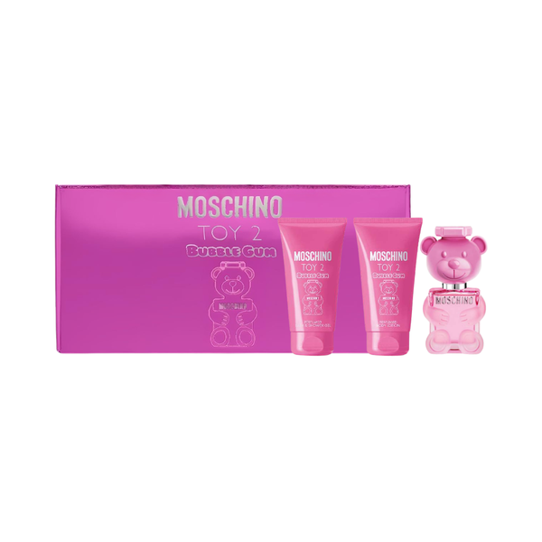 SET MOSCHINO 3PC TOY 2 BUBBLE GUM 0.17 EDT+0.8 SG+0.8 BL (W) SOFT BOX