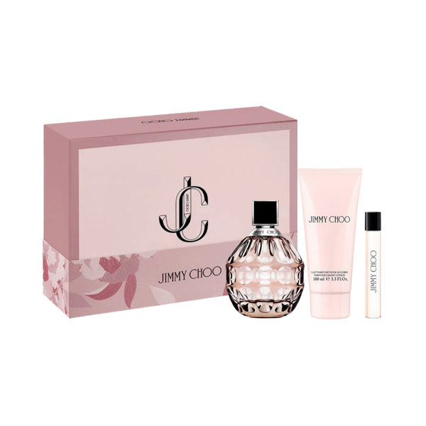 JIMMY CHOO 3PC JIMMY CHOO 3.3 EDP+0.25 EDP SPRAY+3.3 BL (W) HARD BOX