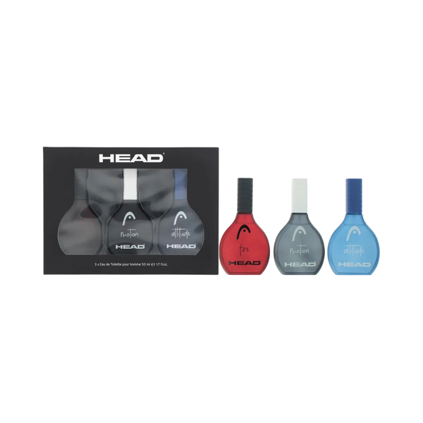 SET HEAD 3PC MEN COLLECTION 1.7 EDT MOTION+FIRE+ATTITUDE (M) SOFT WINDOW BOX