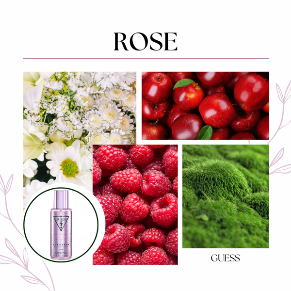 GUESS SEXY SKIN METALLIQUE ROSE 8.4 FRAGRANCE MIST (W)
