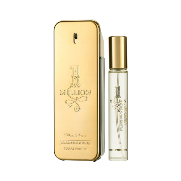 SET PR PACO RABANNE 2PC 1 MILLION 3.4 EDT+0.67 EDT SPRAY (M) SOFT BOX