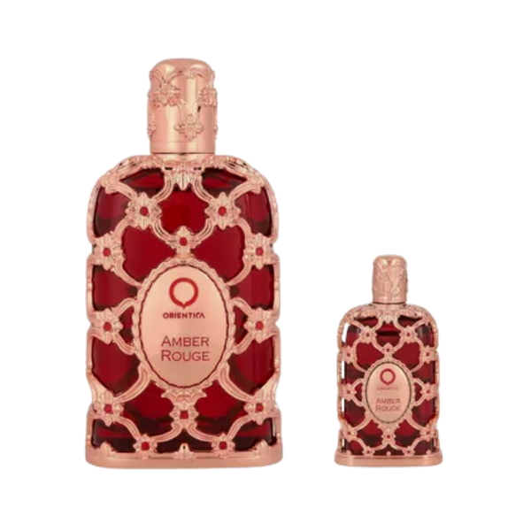 SET ORIENTICA 2PC LUXURY COLLECTION AMBER ROUGE 1.0 EDP+0.25 EDP (U) SOFT WINDOW BOX