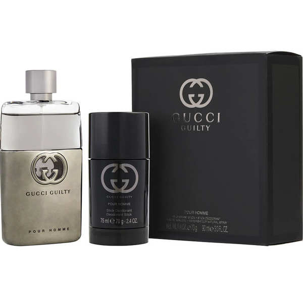 Set Gucci 2PC Gucci Guilty Pour Homme 3.0 EDT+2.4 DEO Stick (M) Soft Box Travel Exclusive Set Gucci 2PC Gucci Guilty Pour Homme 3.0 EDT+2.4 DEO Stick (M) Soft Box Travel Exclusive