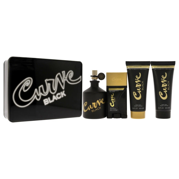 Set Liz Claiborne 4Pc Curve Black 4.2 Edc+3.4 Asb+3.4 Sg+1.7 Deo (M) Set Liz Claiborne 4Pc Curve Black 4.2 Edc+3.4 Asb+3.4 Sg+1.7 Deo (M)
