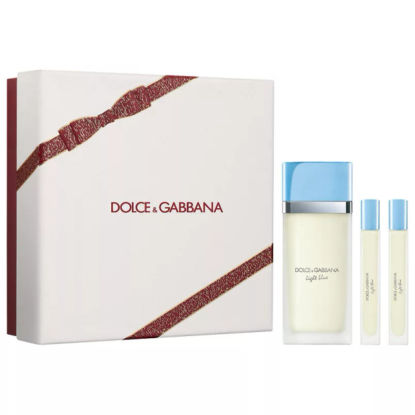 SET DOLCE & GABBANA 3PC LIGHT BLUE POUR FEMME 3.3 EDT+0.33 EDT SPRAY (2) (W) HARD BOX SET DOLCE & GABBANA 3PC LIGHT BLUE POUR FEMME 3.3 EDT+0.33 EDT SPRAY (2) (W) HARD BOX