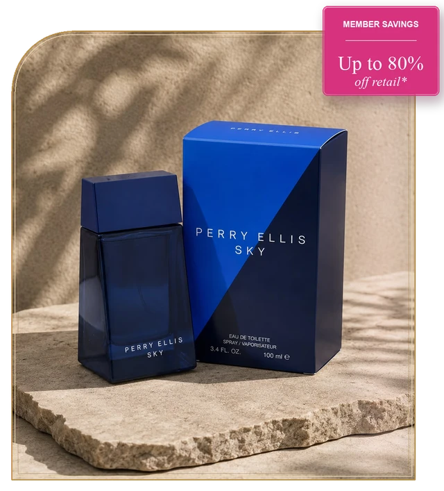 Perry Ellis Sky fragrance member savings