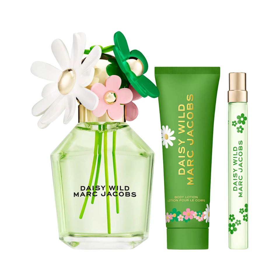 SET MJ MARC JACOBS 3PC DAISY WILD 3.3 EDP+2.5 BL+0.33 EDP SPRAY (W) HARD BOX