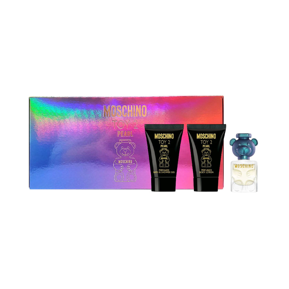 SET MOSCHINO 3PC TOY 2 PEARL 0.17 EDP+0.8 SG+0.8 BL (W) SOFT BOX