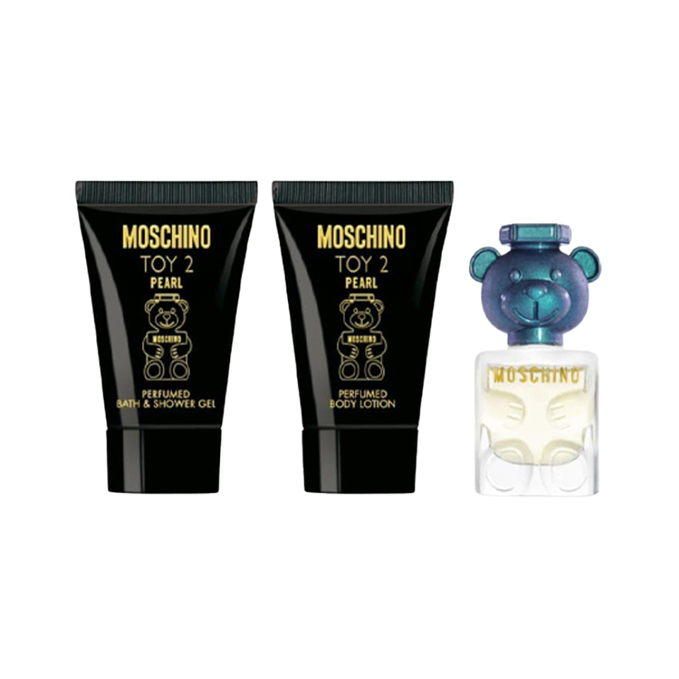 SET MOSCHINO 3PC TOY 2 PEARL 0.17 EDP+0.8 SG+0.8 BL (W) SOFT BOX