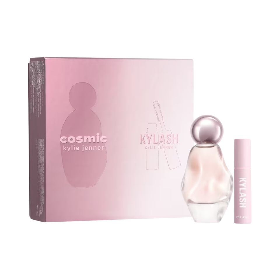 SET KJ KYLIE JENNER 2PC COSMIC 1.7 EDP+0.17 KYLASH MASCARA (W) SOFT BOX