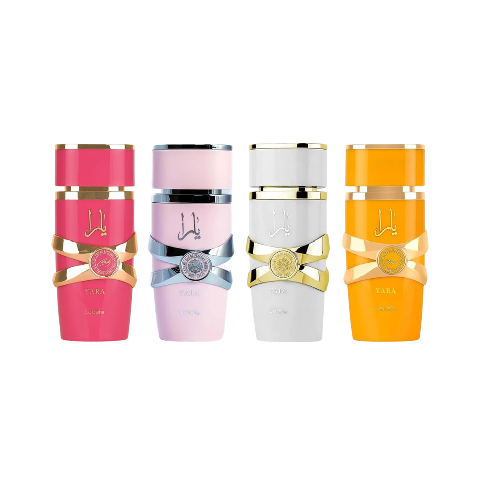 SET LATTAFA 4PC YARA COLLECTION 0.17 EDP YARA+MOI+TOUS+CANDY (W) COFFRET