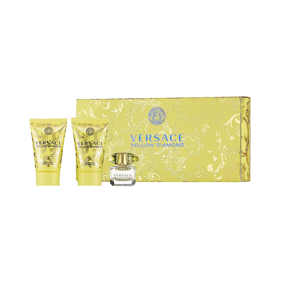SET VERSACE 3PC YELLOW DIAMOND 0.17 EDT+0.8 SG+0.8 BL (W) SOFT BOX