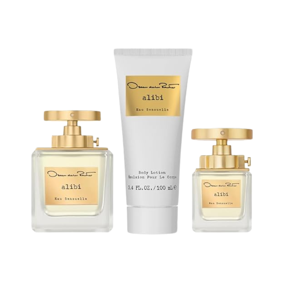 SET OSCAR DE LA RENTA 3PC ALIBI EAU SENSUELLE 3.4 EDP+3.4 BL+1.0 EDP (W) HARD BOX