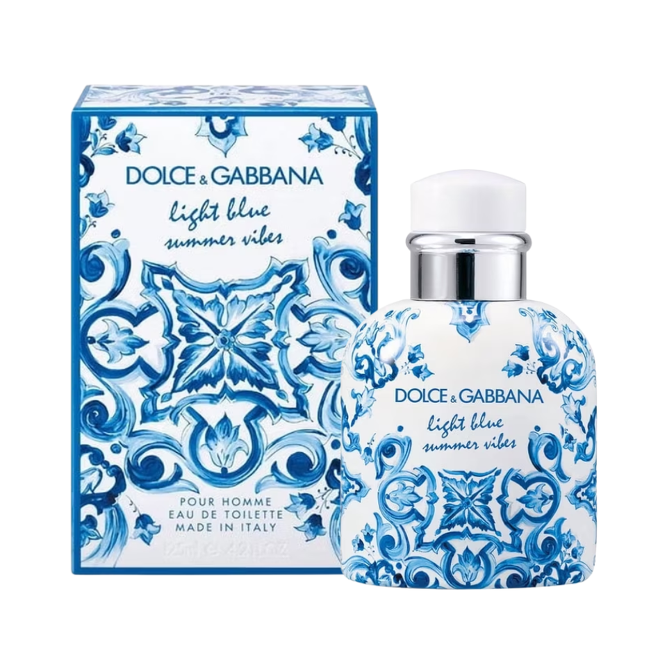 D&G DOLCE & GABBANA LIGHT BLUE SUMMER VIBES POUR HOMME 4.2 EDT (M)