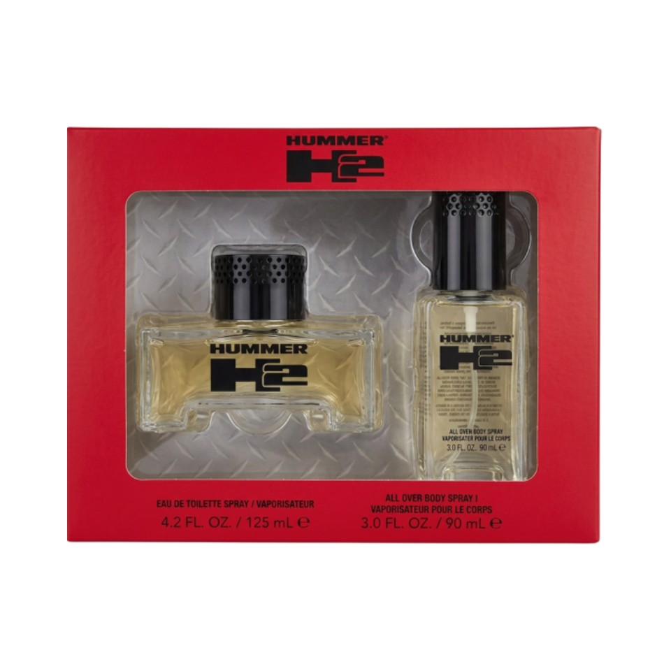 SET HUMMER 2PC HUMMER H2 4.2 EDT+3.0 BODY MIST (M) SOFT WINDOW BOX