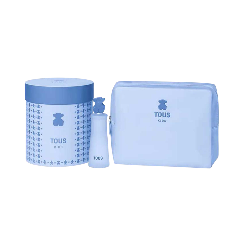 SET TOUS 2PC KIDS BOY 3.4 EDT+VANITY CASE (C) HARD BOX