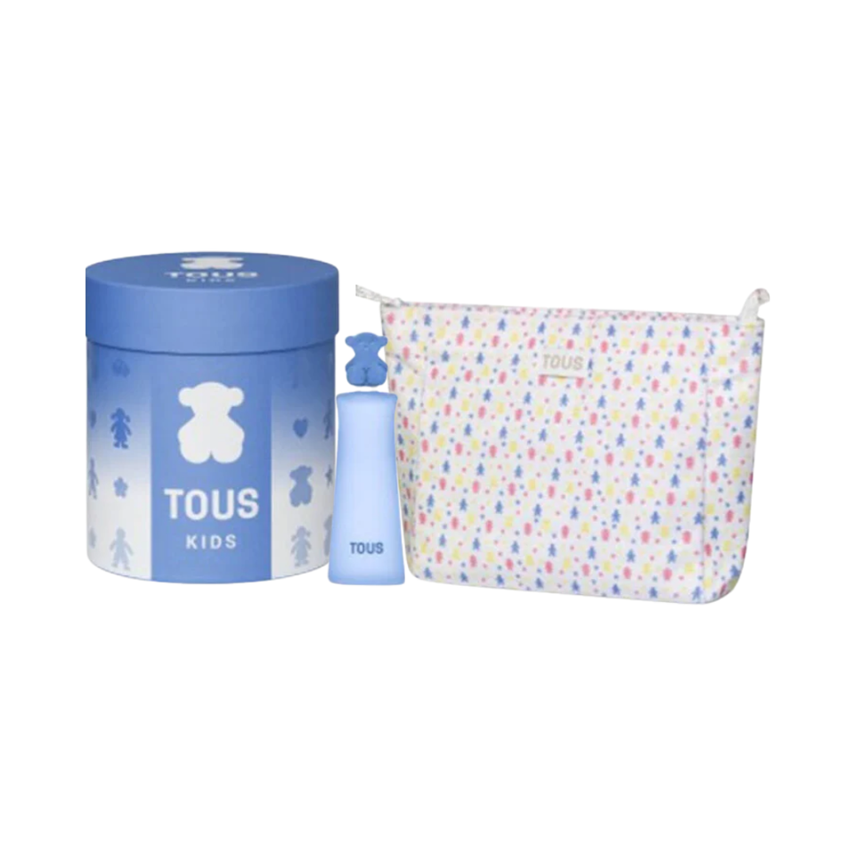 SET TOUS 2PC KIDS BOY FRIENDS 3.4 EDT+VANITY CASE (U) HARD BOX