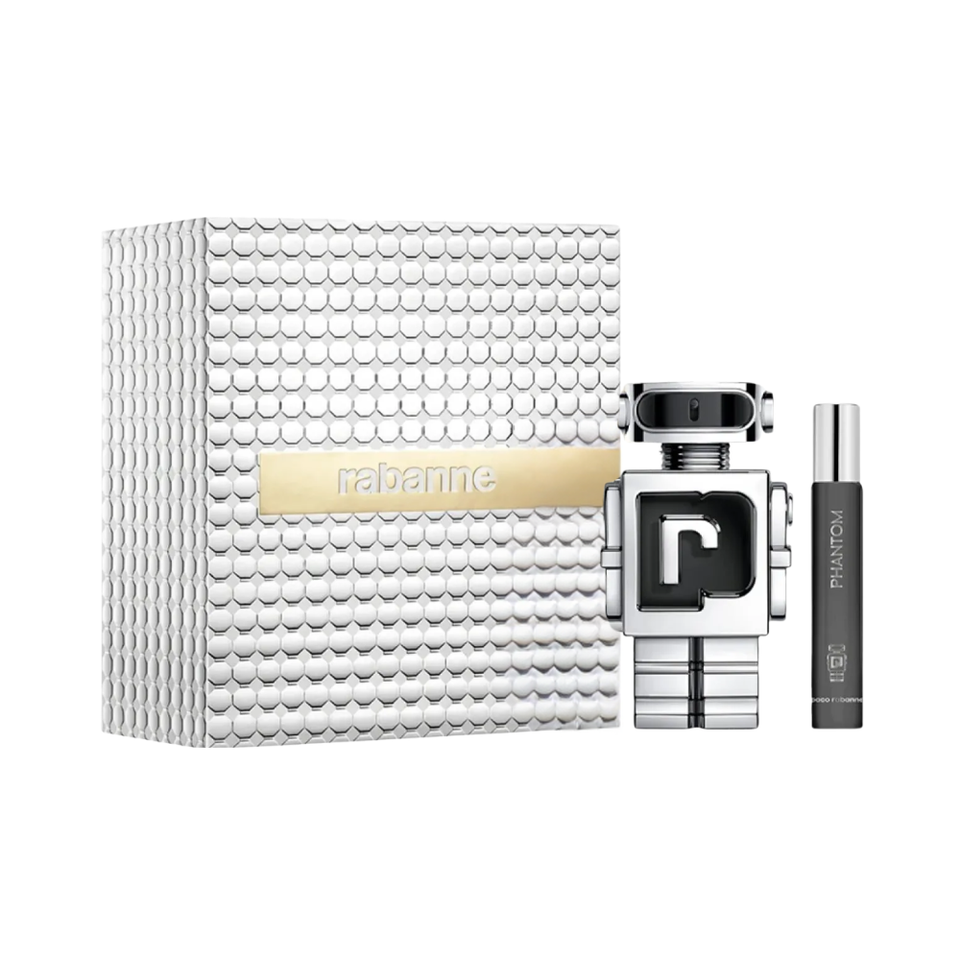 SET PR PACO RABANNE 2PC PHANTOM 3.4 EDT+0.68 EDT SPRAY (M) SOFT BOX TRAVEL RETAIL EXCLUSIVE